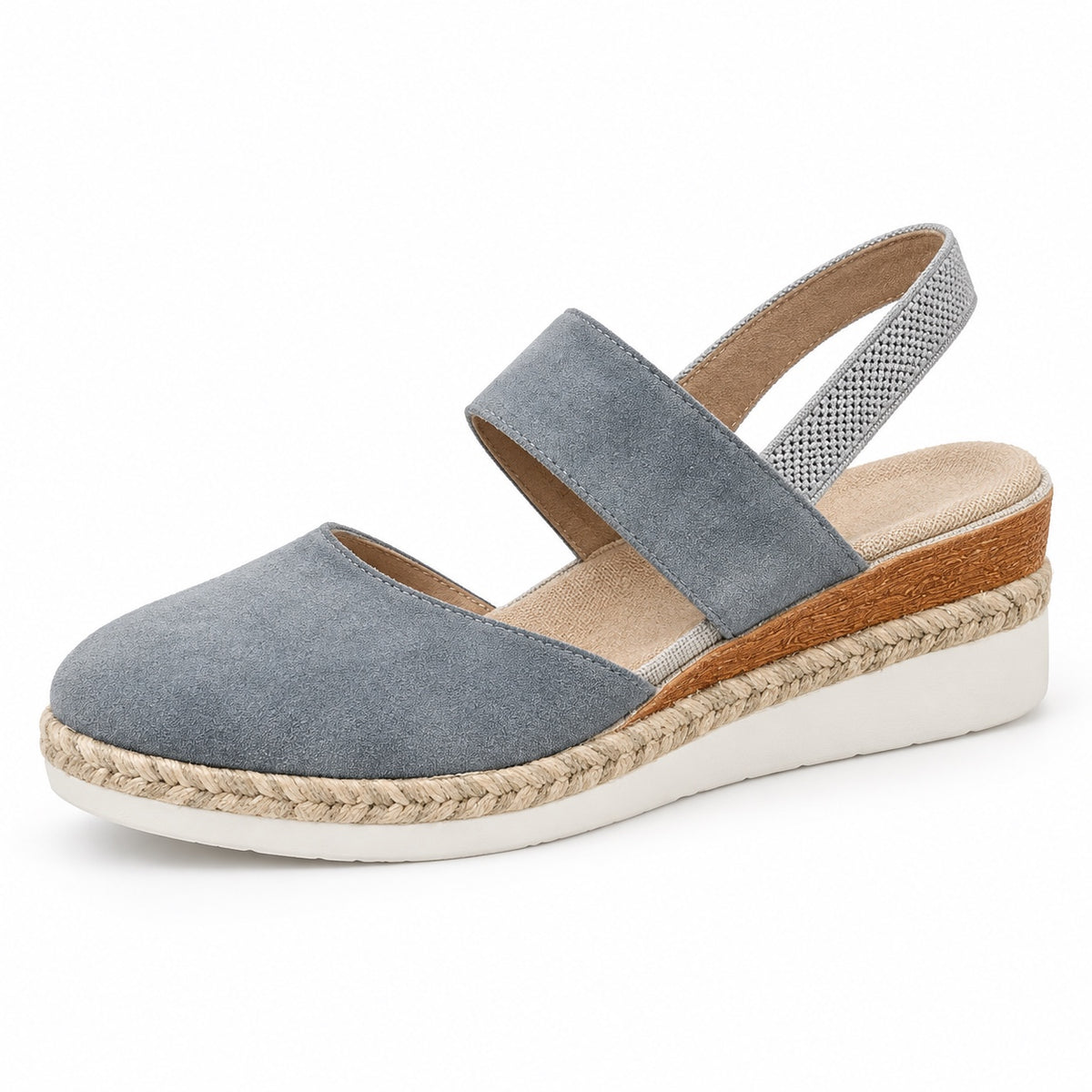 Guzman – Unisex Wide Toe Box Sandals in Gray