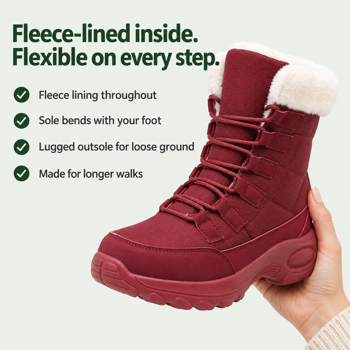 Harriet – Women's Wide Calf Boots, key benefits