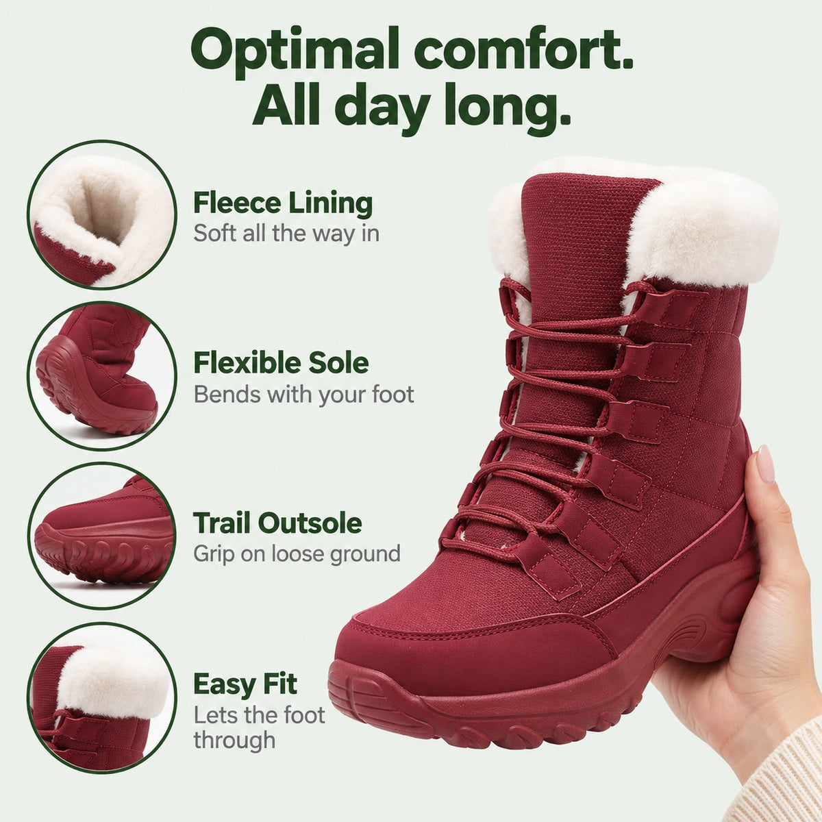 Harriet – Women's Wide Calf Boots, features