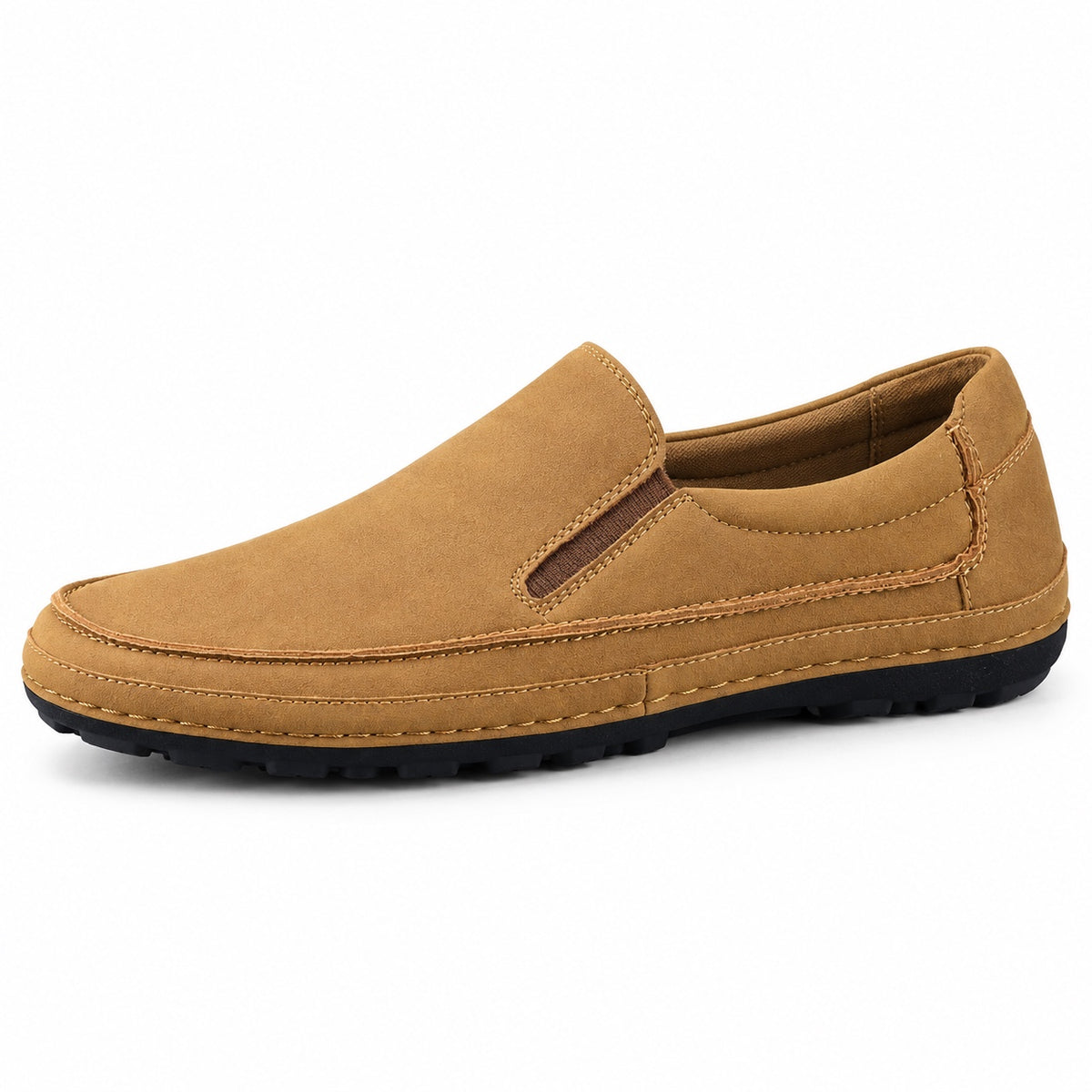 Herbert – Men's Slip-On Loafers in Khaki