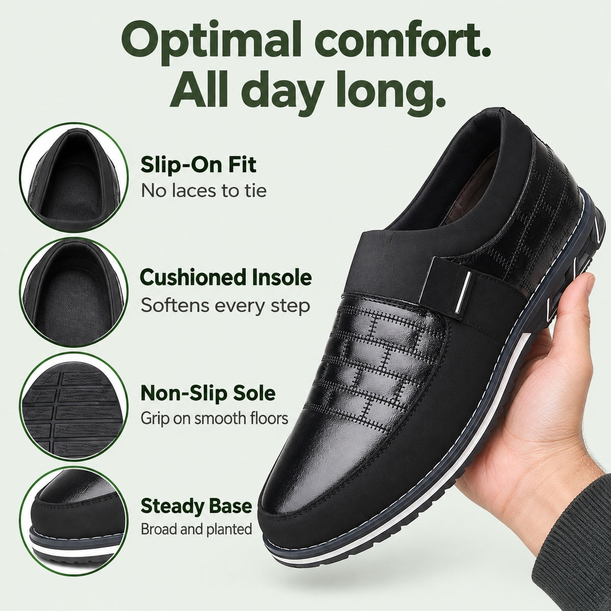 Howard – Men's Non-Slip Shoes, features