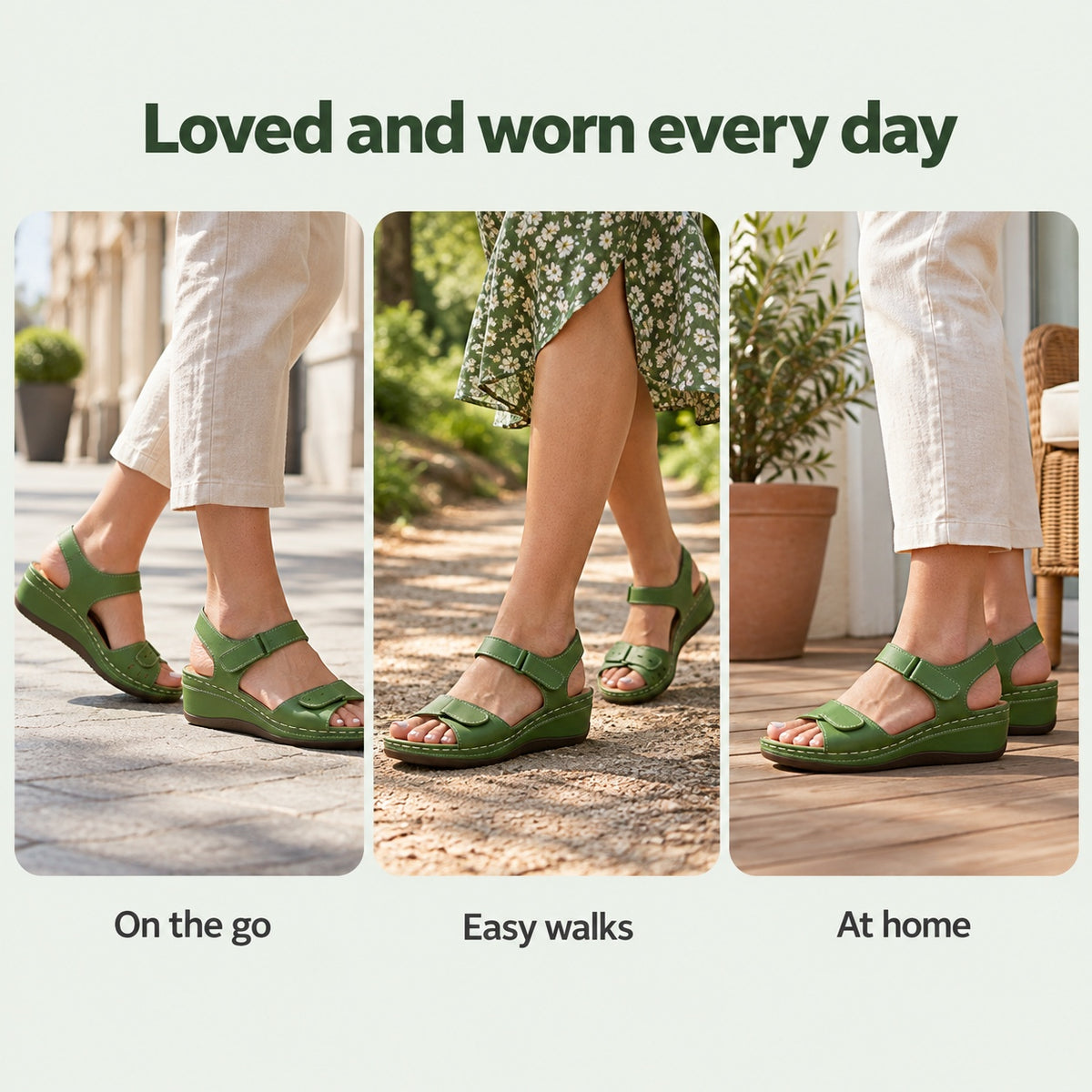 Howell – Unisex Comfortable Sandals, worn every day