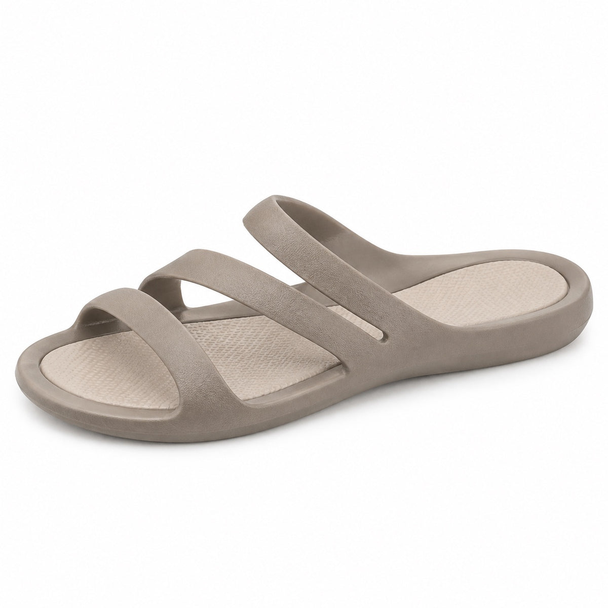 Indigo – Unisex Wide Toe Box Sandals in Khaki