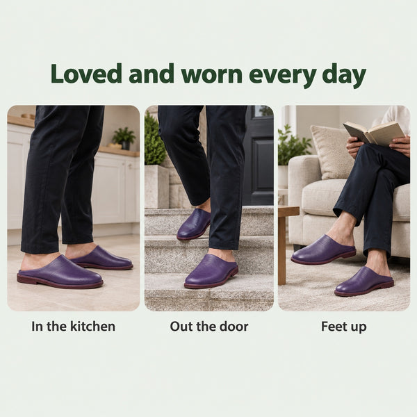 Ingram – Unisex Comfort Slippers, worn every day