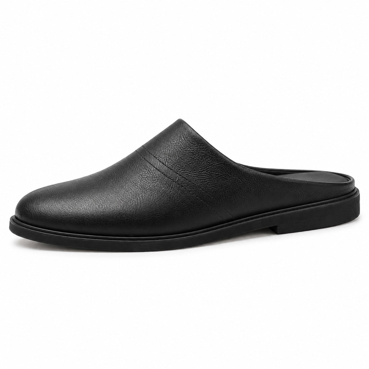 Ingram – Unisex Comfort Slippers in Jet Black
