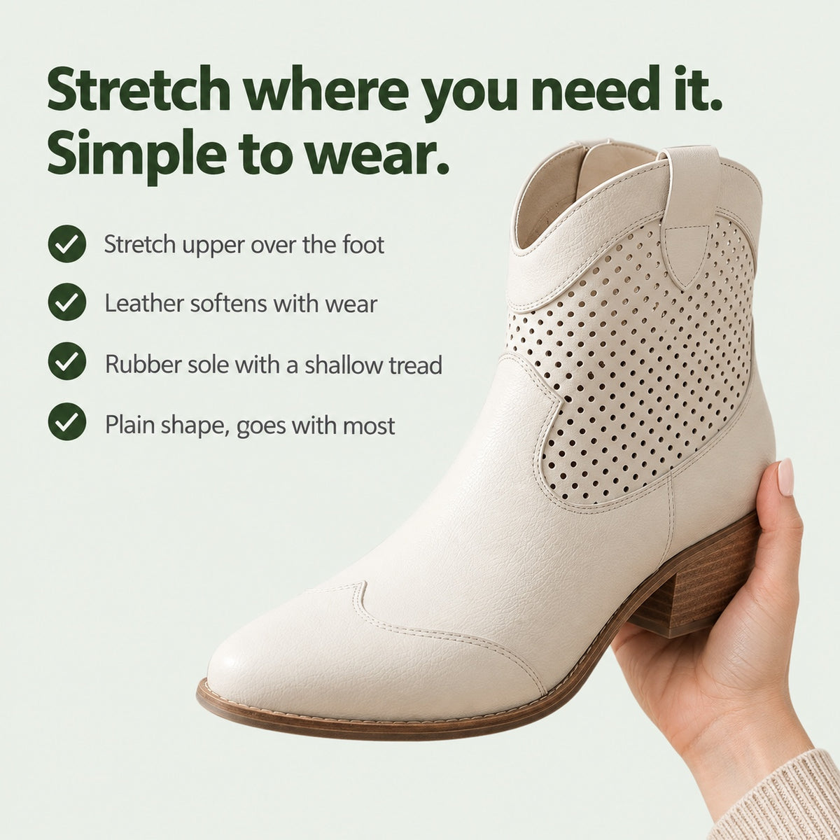 Iris – Women's Wide Calf Boots, key benefits