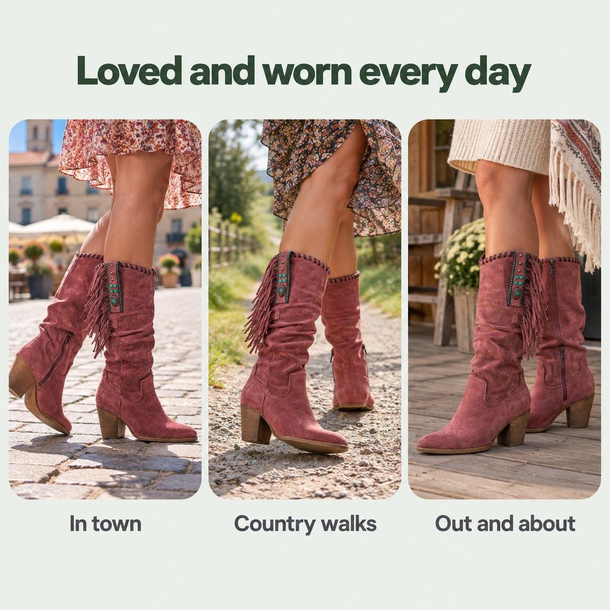 Irma – Women's Comfort Boots, worn every day
