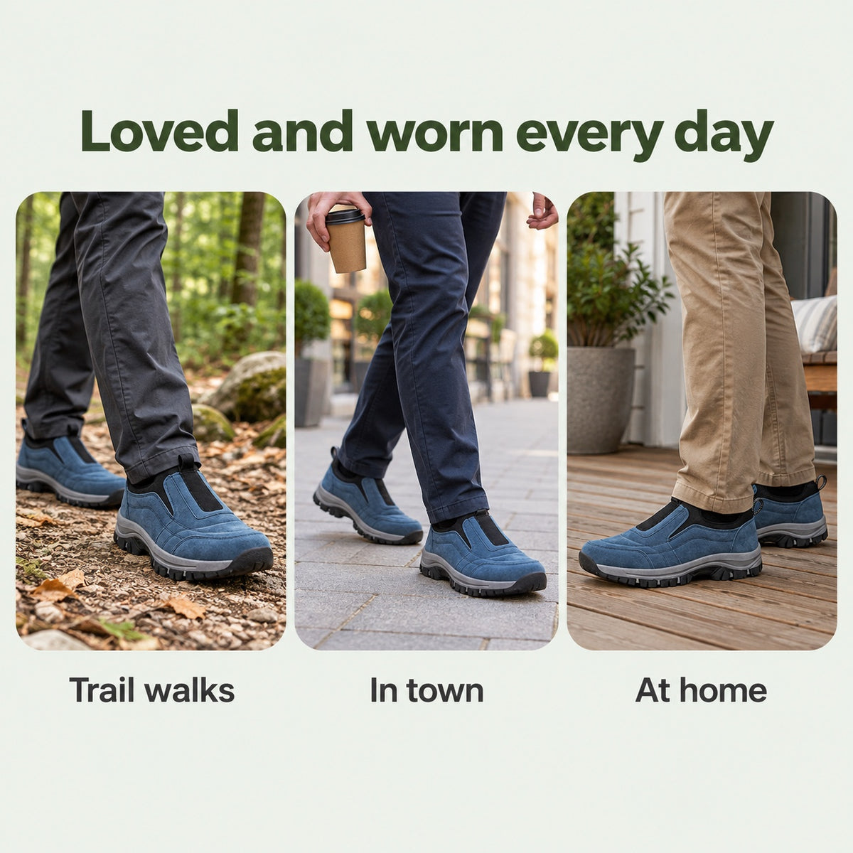 Jacobs – Unisex Arch Support Shoes, worn every day