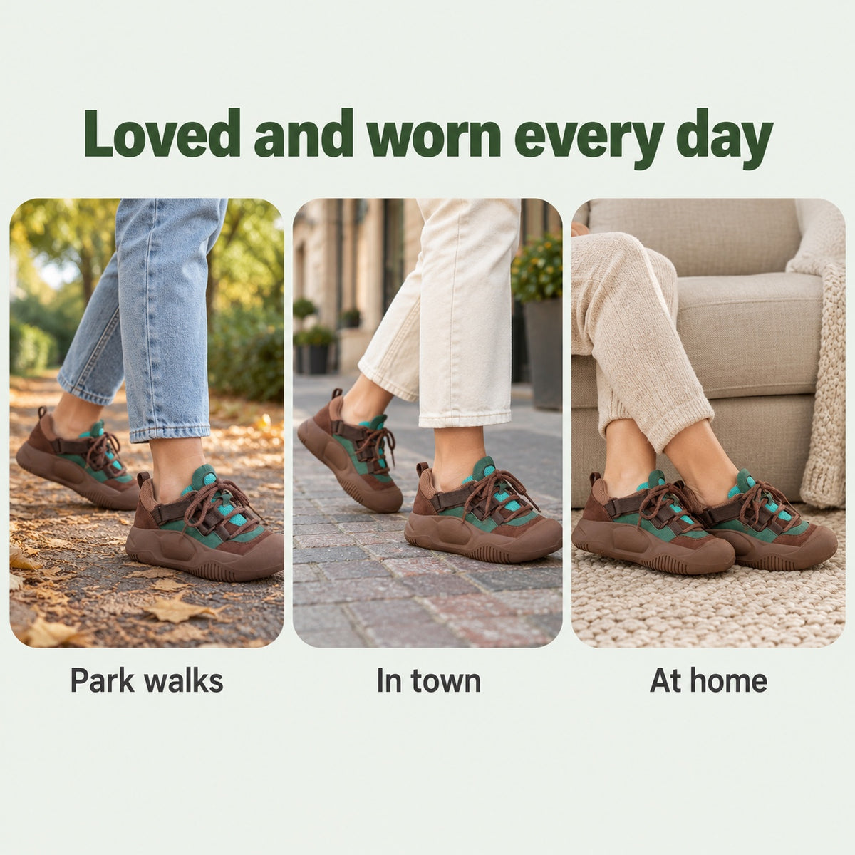 Jacquelyn – Women's Wide Toe Box Sneakers, worn every day