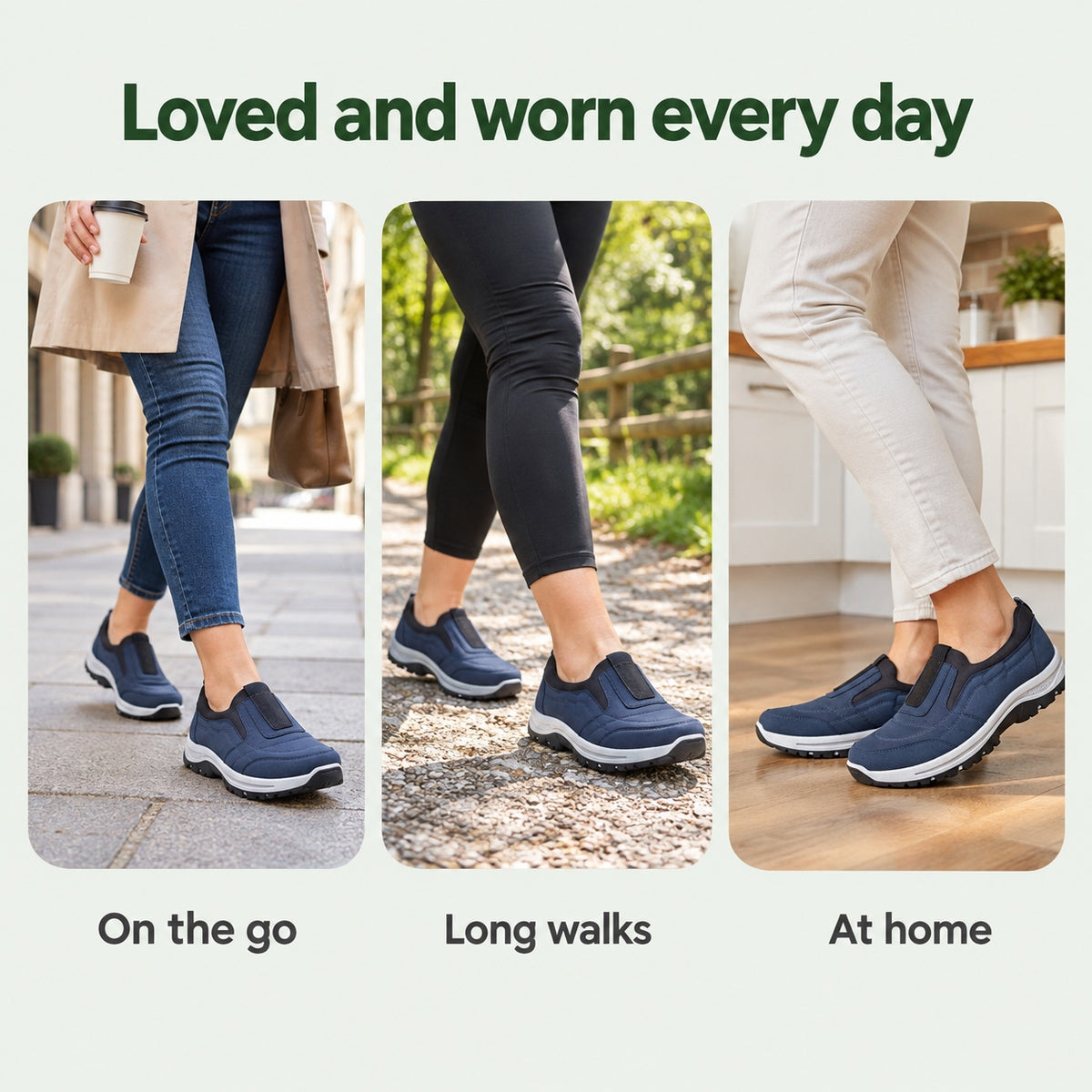 Jane – Women's Arch Support Shoes, worn every day
