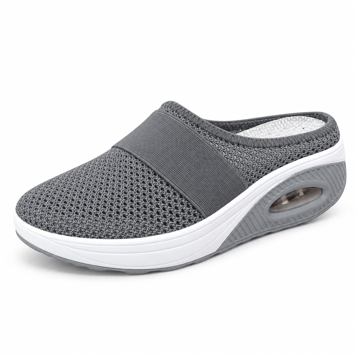 Jeanne – Women's Nursing Clogs in Gray