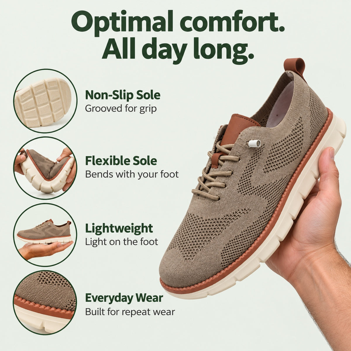 Jeff – Men's Orthopedic Shoes, features