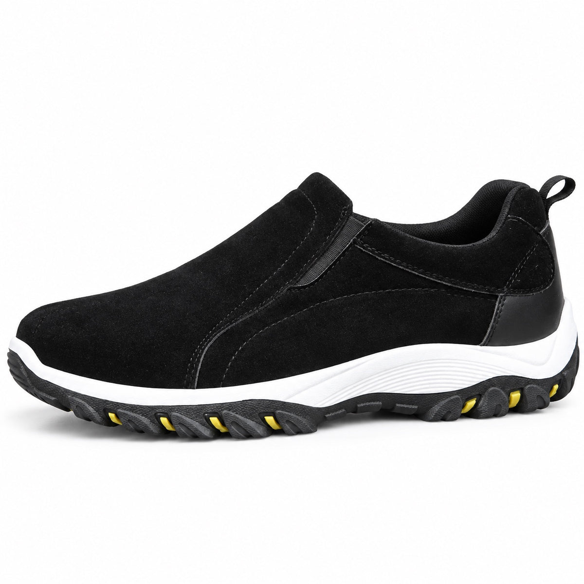 Jeffery – Men's Slip-On Shoes in Black