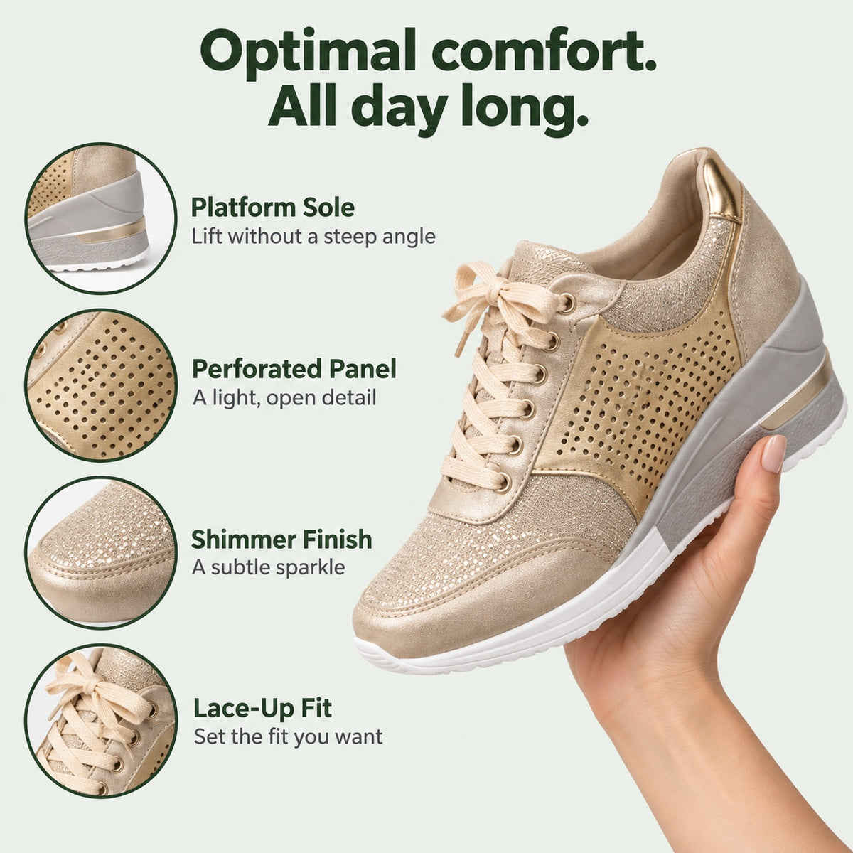 Jennings – Unisex Orthopedic Sneakers, features