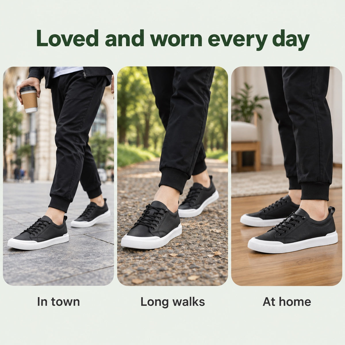 Jensen – Unisex Barefoot Sneakers, worn every day