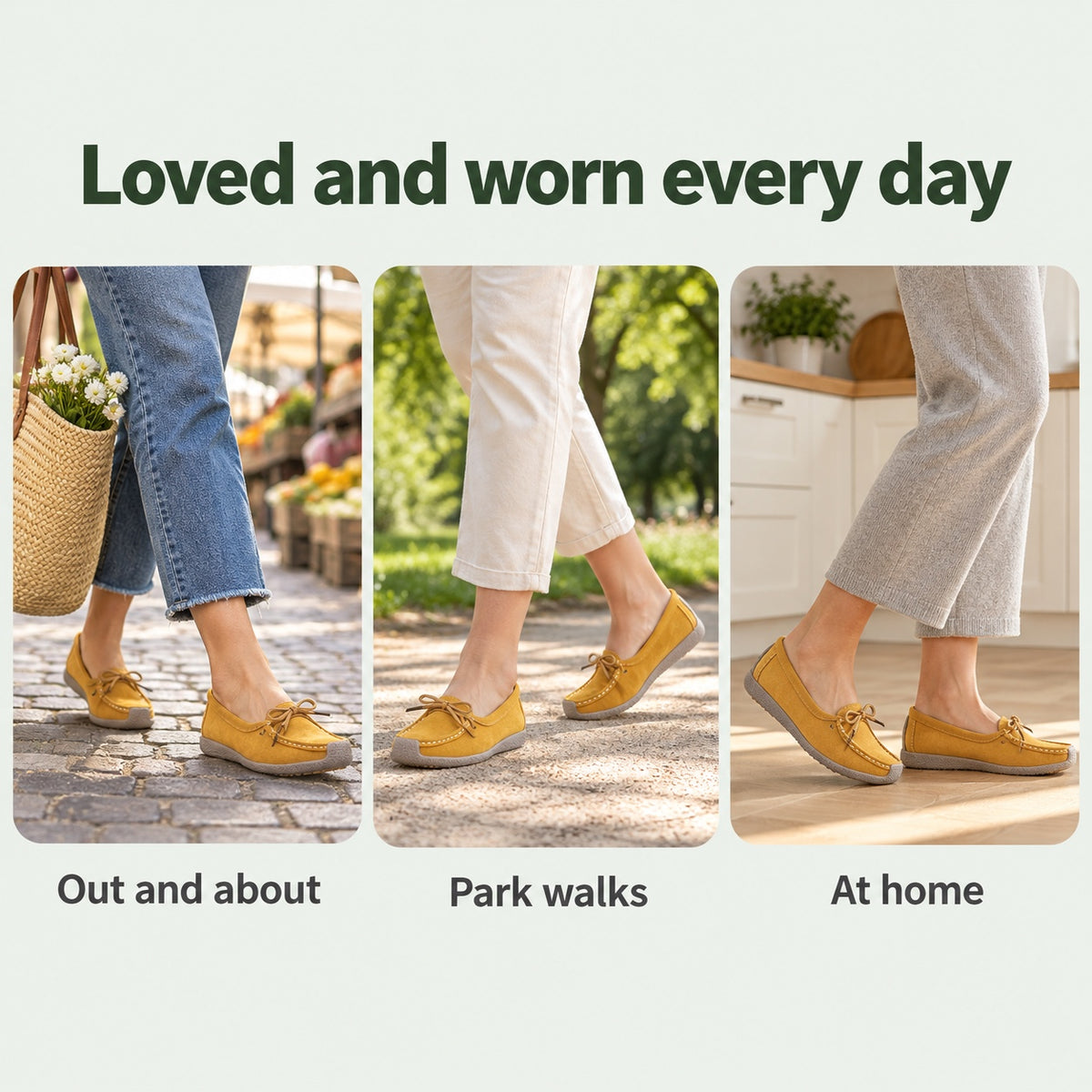 Jessica – Women's Wide Toe Box Shoes, worn every day
