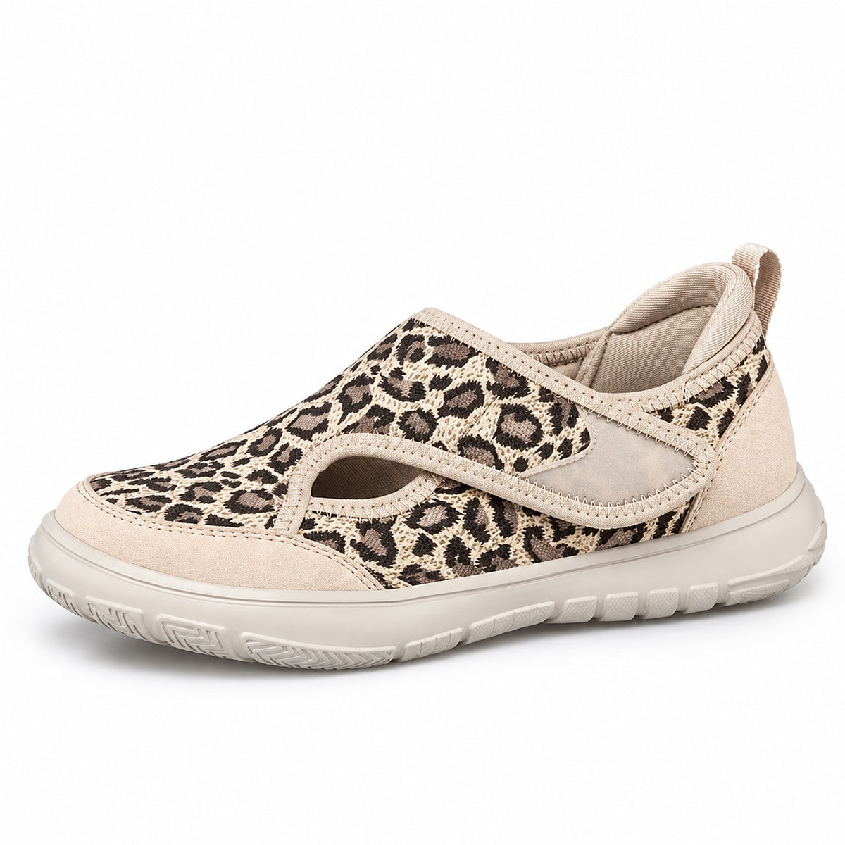 Joanna – Women's Wide Toe Box Shoes in LEOPARD