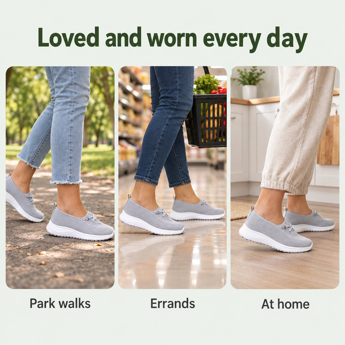 Joanne – Women's Slip-On Loafers, worn every day