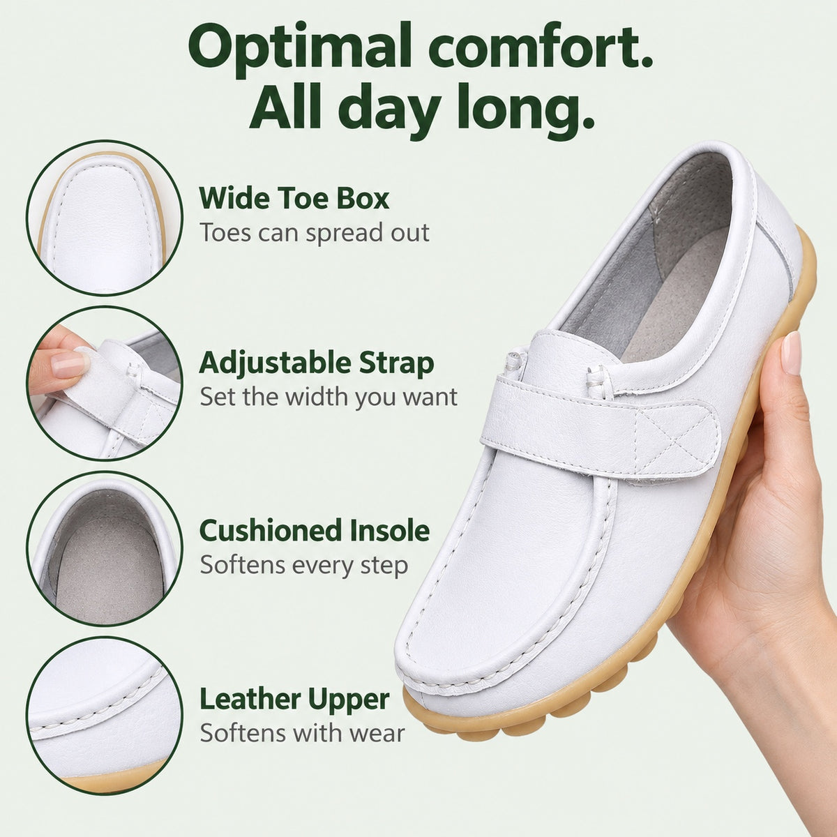 Joyce – Women's Nursing Loafers, features