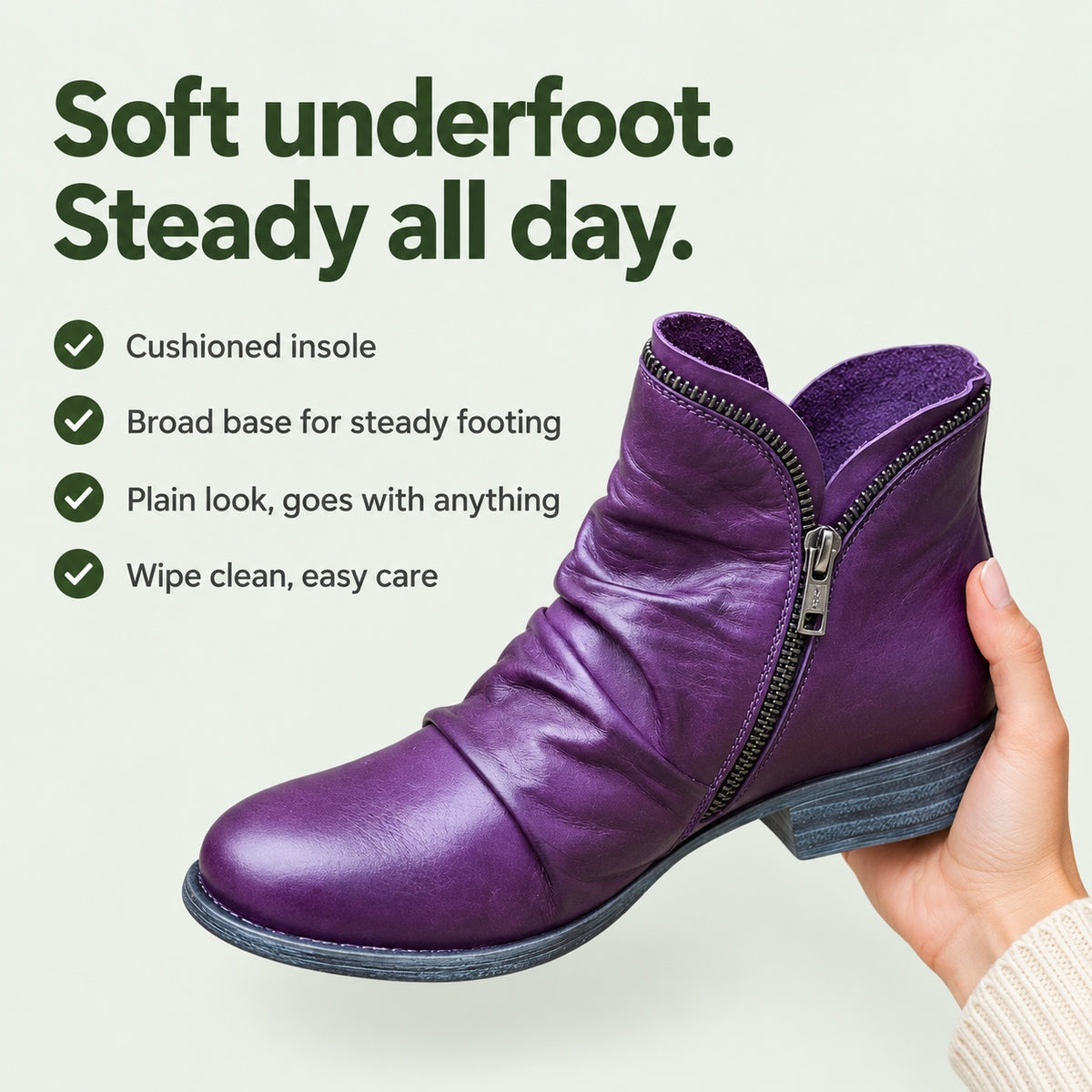 Judy – Women's Comfort Boots, key benefits