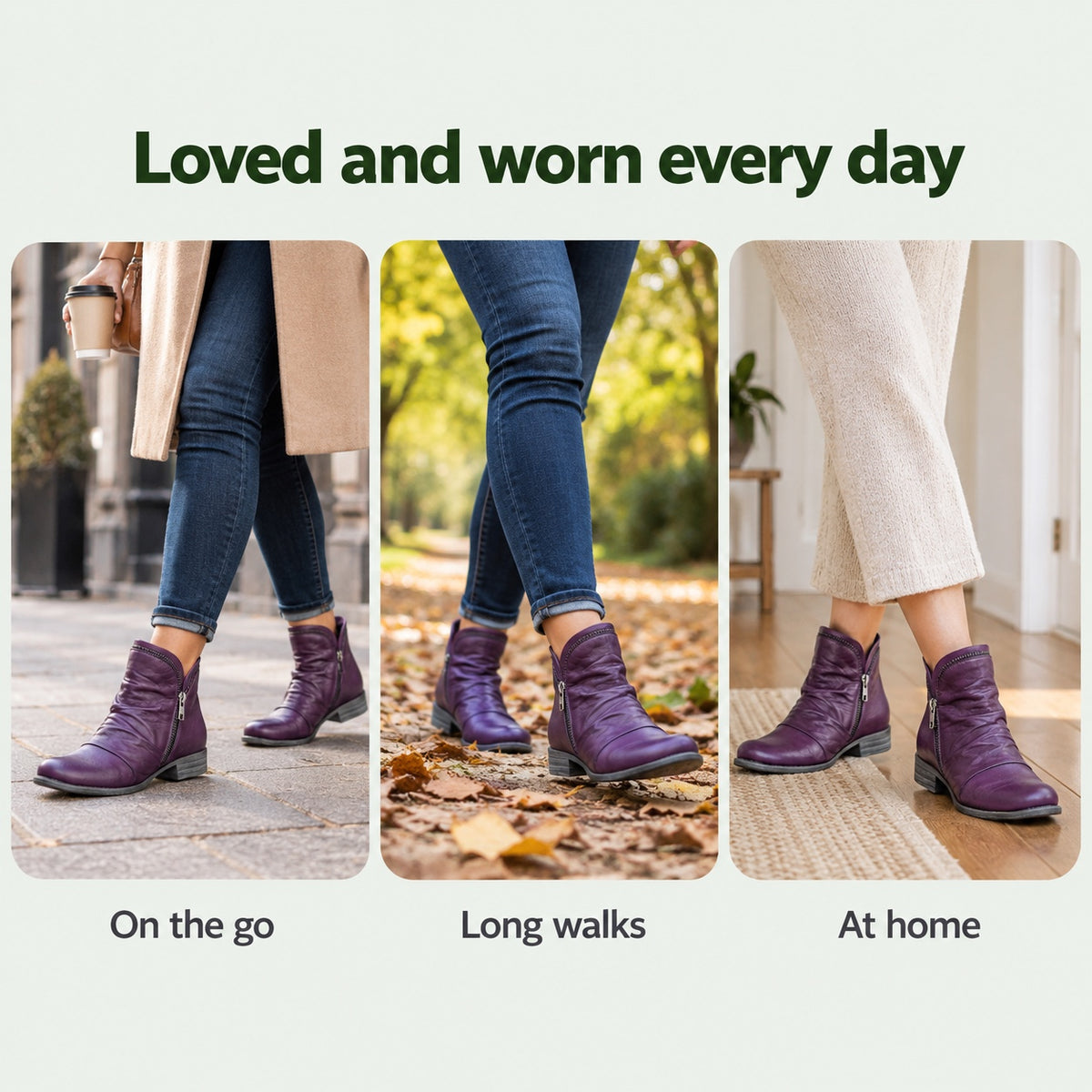 Judy – Women's Comfort Boots, worn every day
