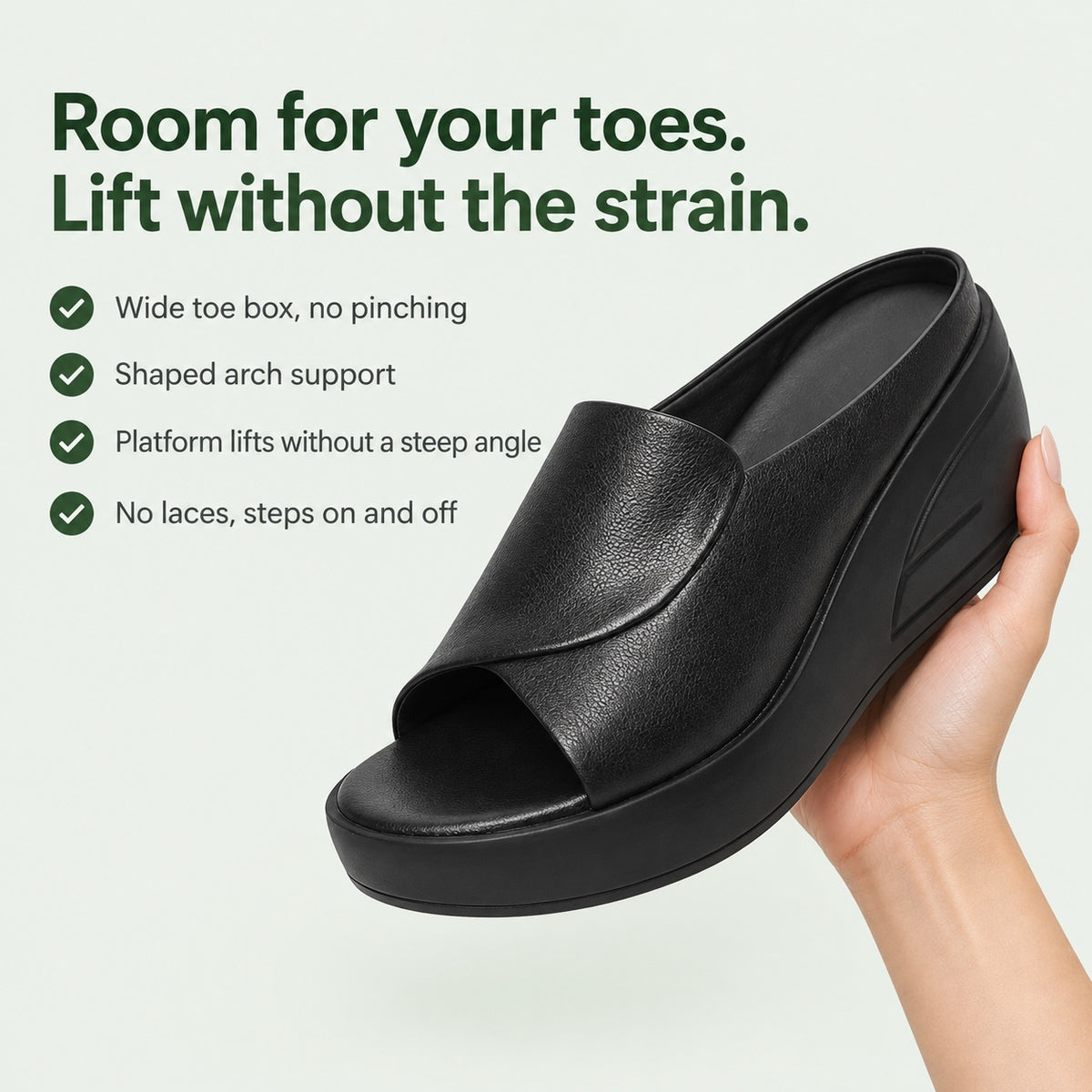 Jules – Unisex Wide Toe Box Sandals, key benefits