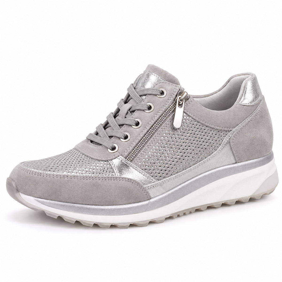 Kate – Women's Nursing Sneakers in Gray