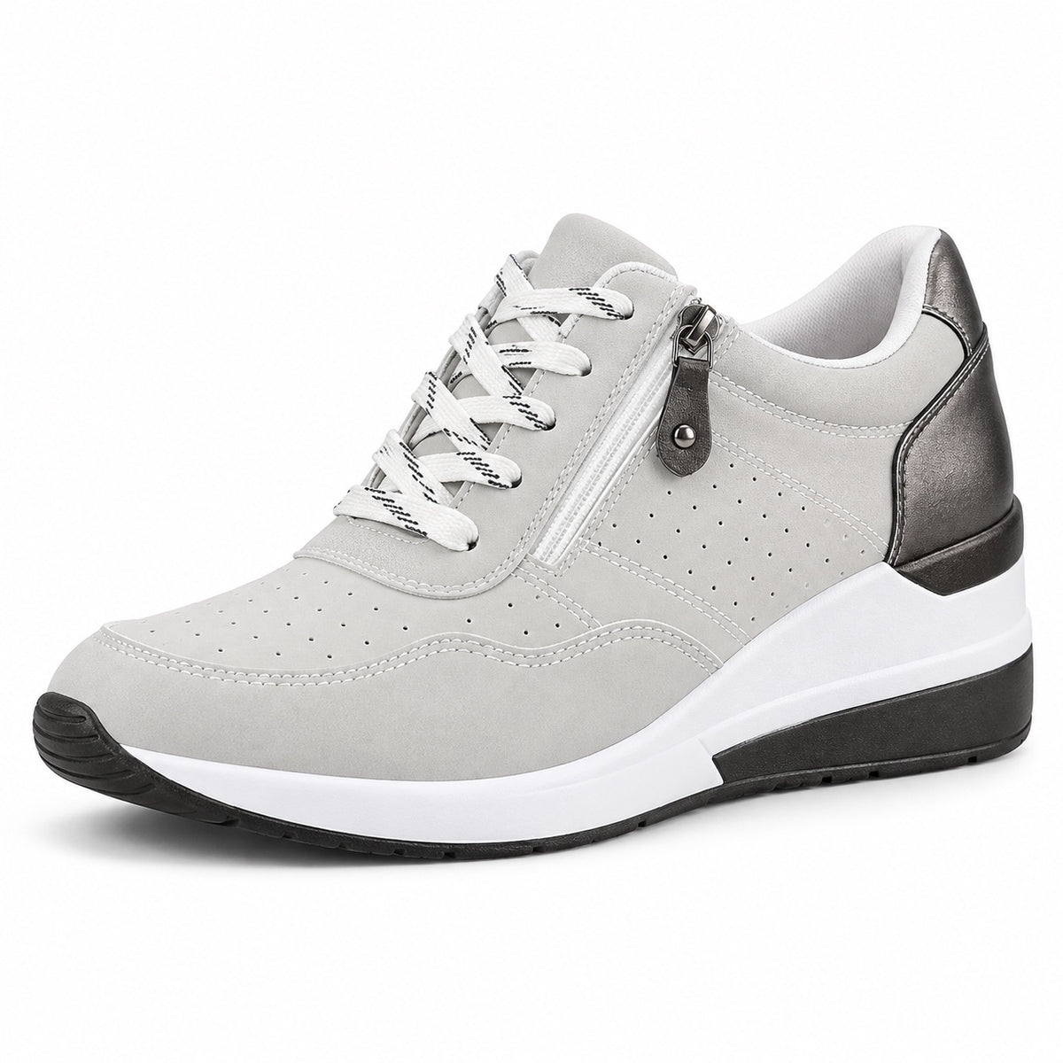 Kathleen – Women's Walking Sneakers in Gray