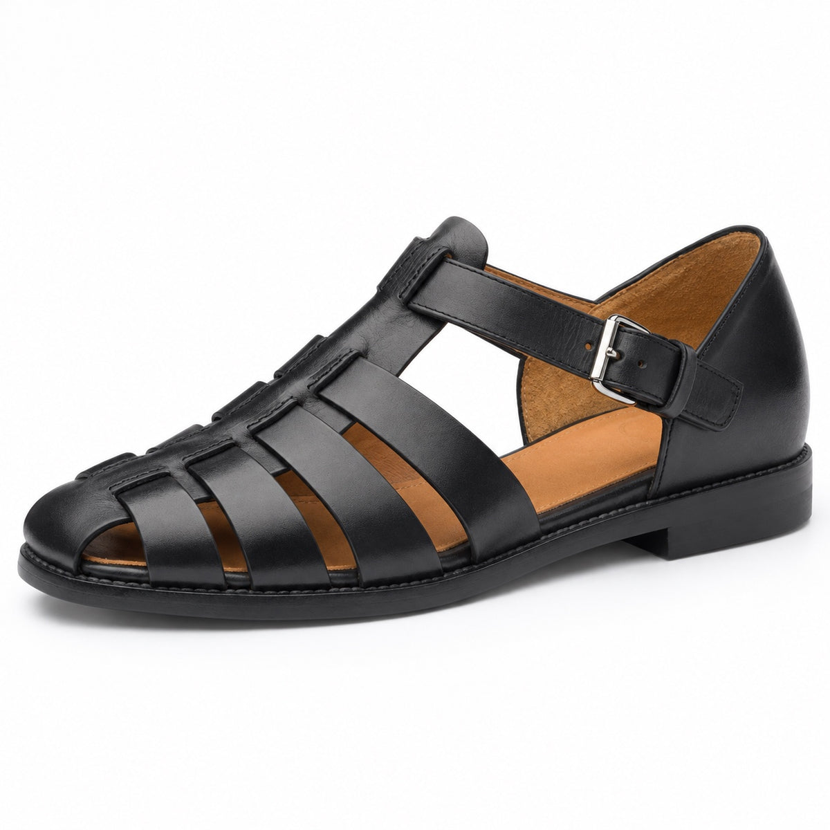 Kelvin – Men's Comfortable Sandals in Black