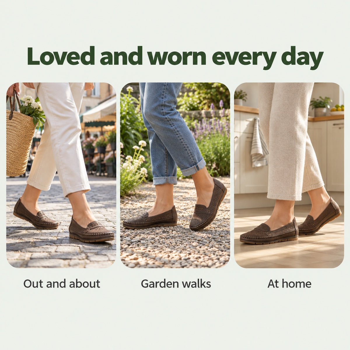 Kendall – Unisex Orthopedic Loafers, worn every day