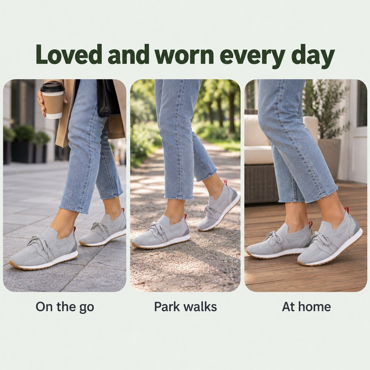 Kennedy – Unisex Orthopedic Sneakers, worn every day