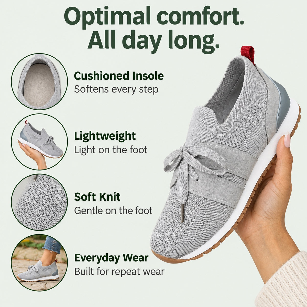Kennedy – Unisex Orthopedic Sneakers, features