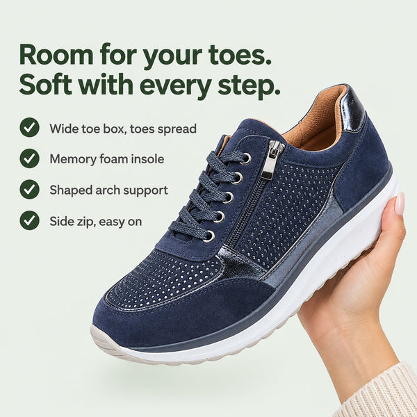 Kimberly – Women's Plantar Fasciitis Sneakers, key benefits