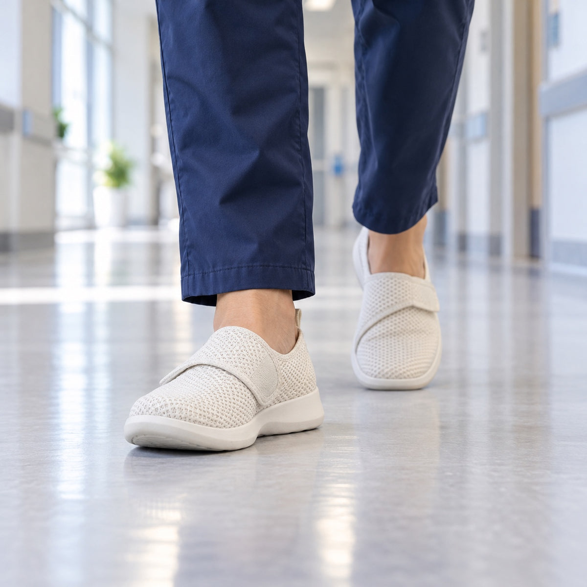Krista – Women's Nursing Shoes, worn on a walk