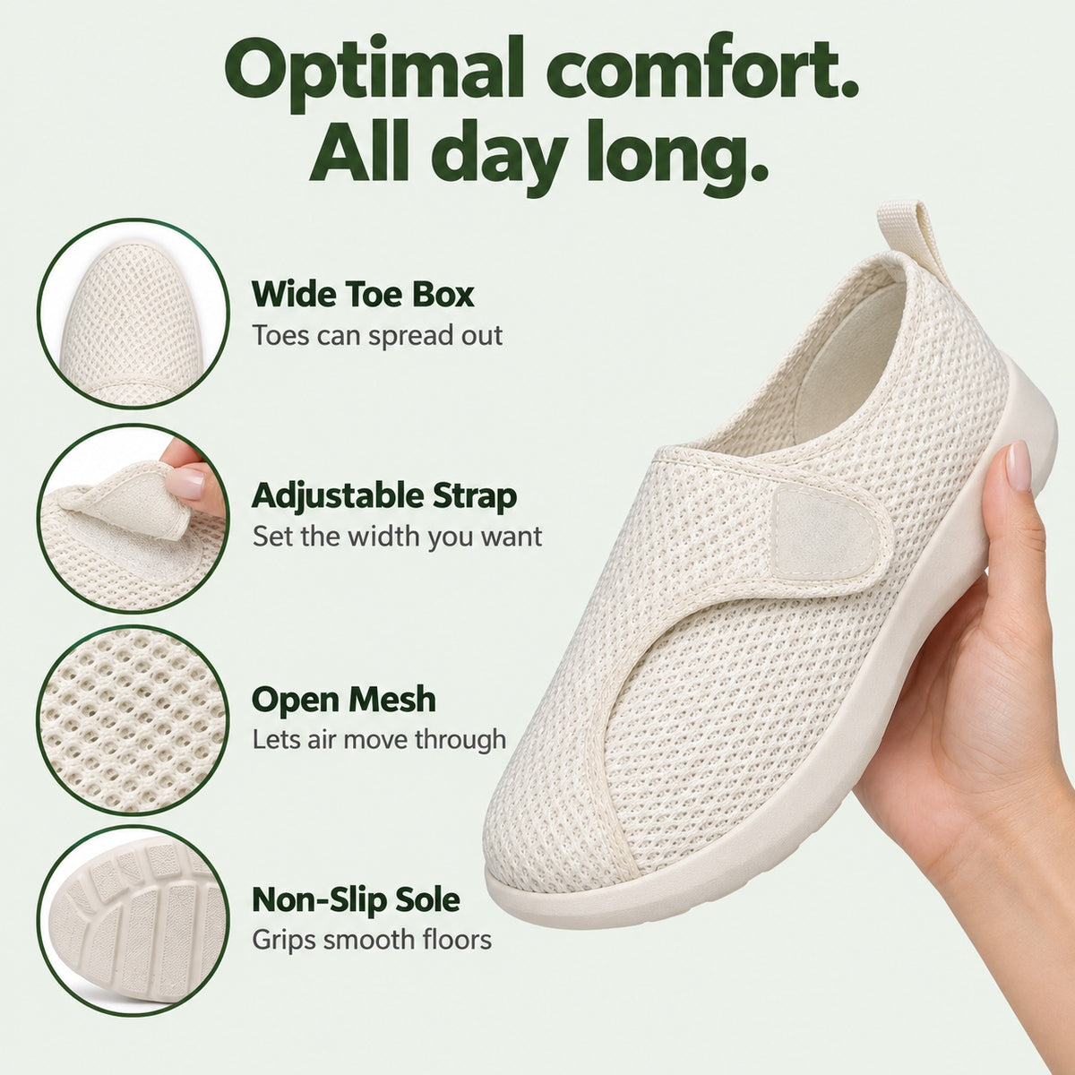 Krista – Women's Nursing Shoes, features