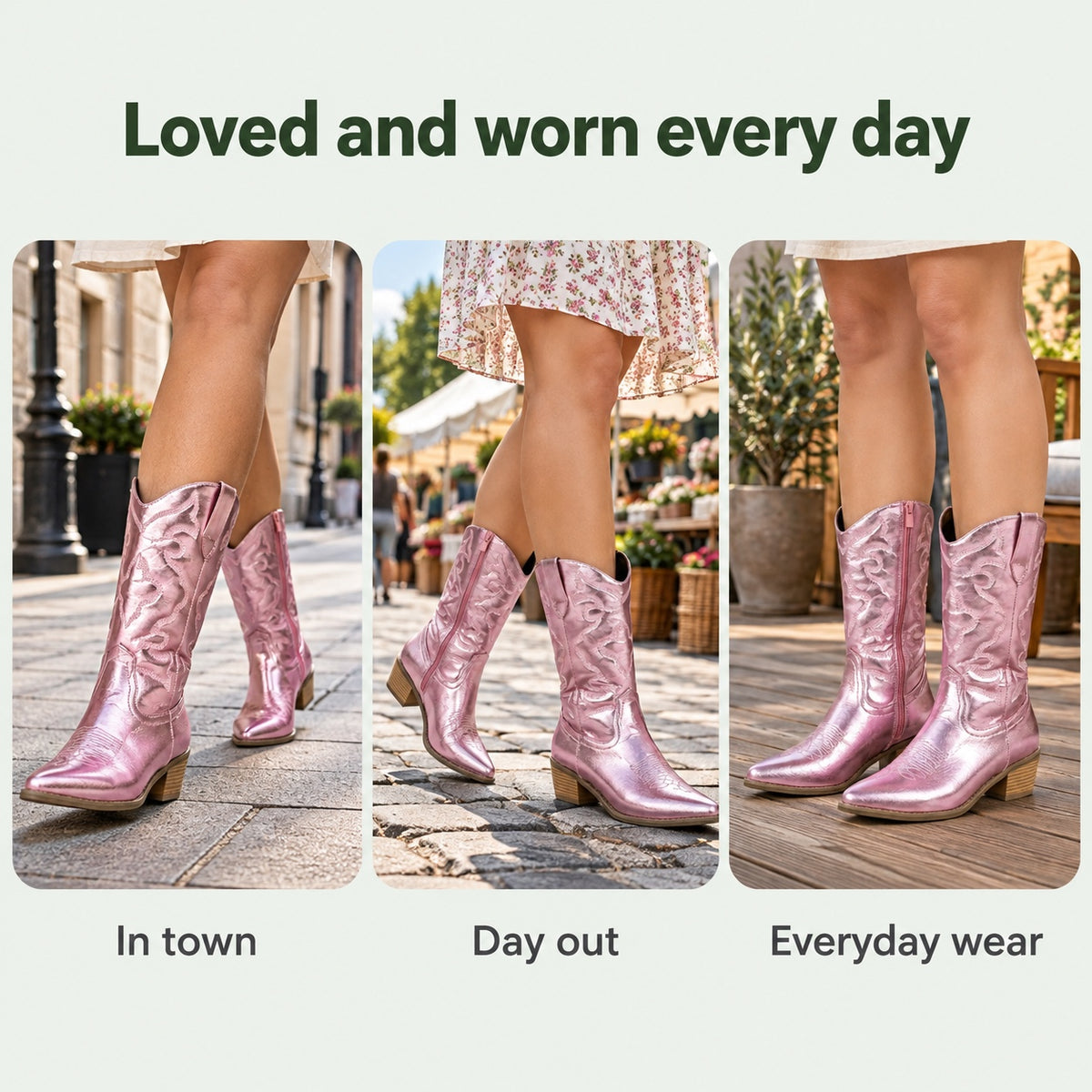 Kristin – Women's Wide Calf Boots, worn every day