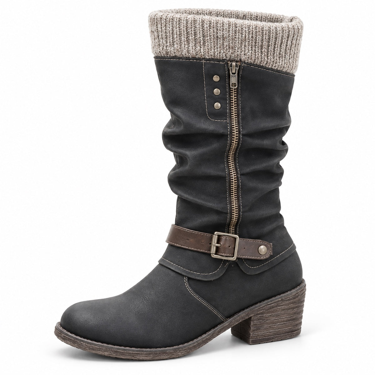 Kristine – Women's Comfort Boots in Black