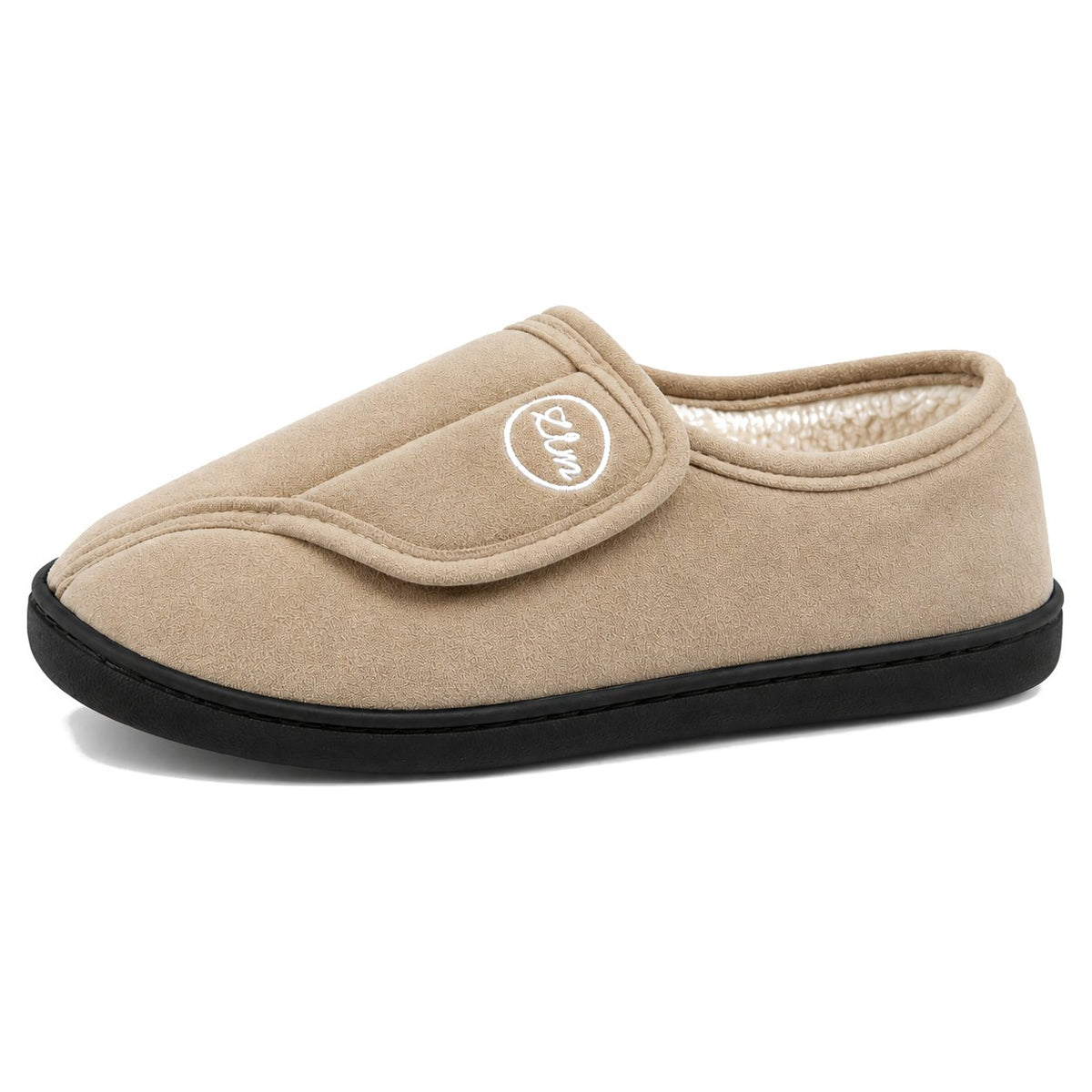 Lance – Men's Comfort Slippers in Beige