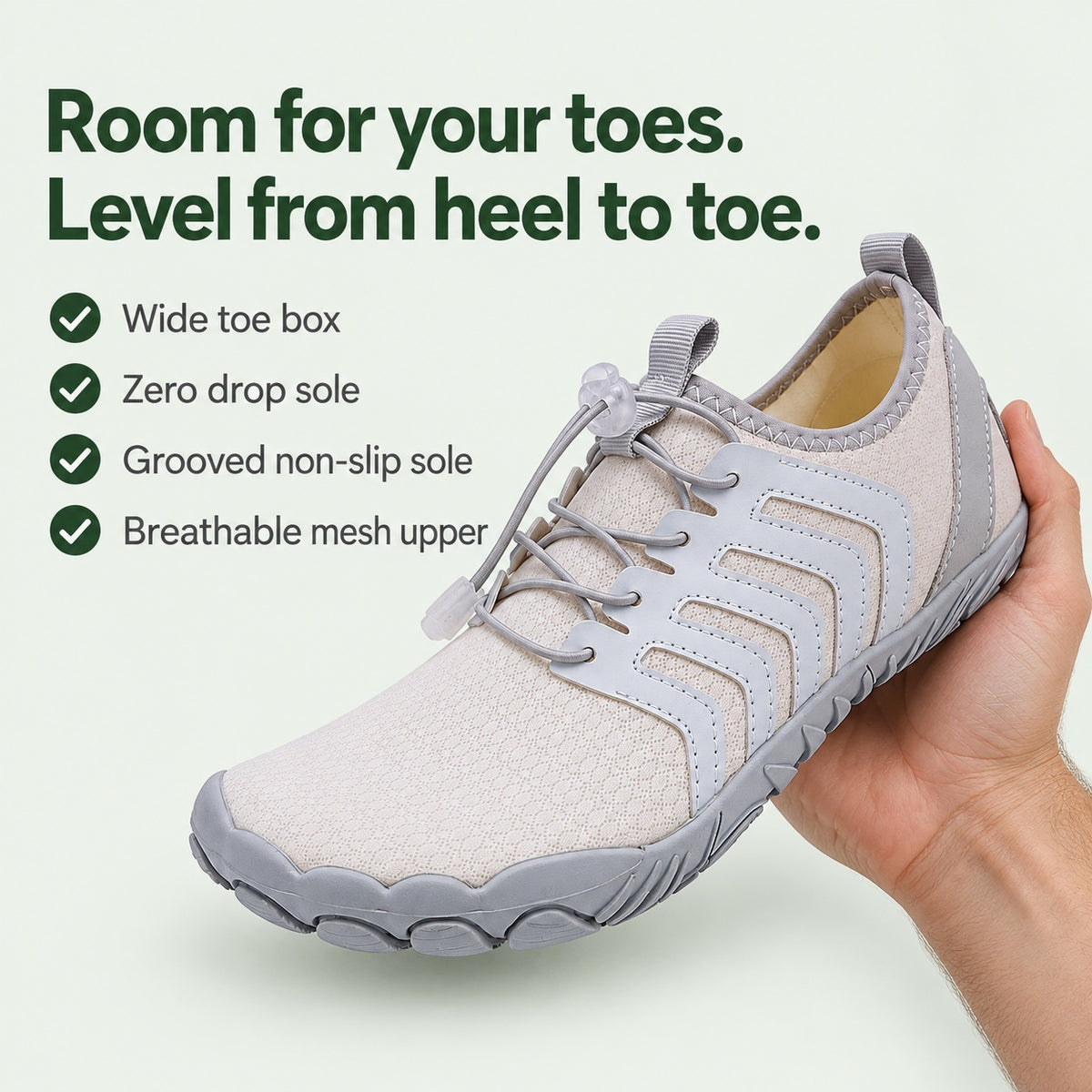 Landon – Unisex Barefoot Shoes, key benefits