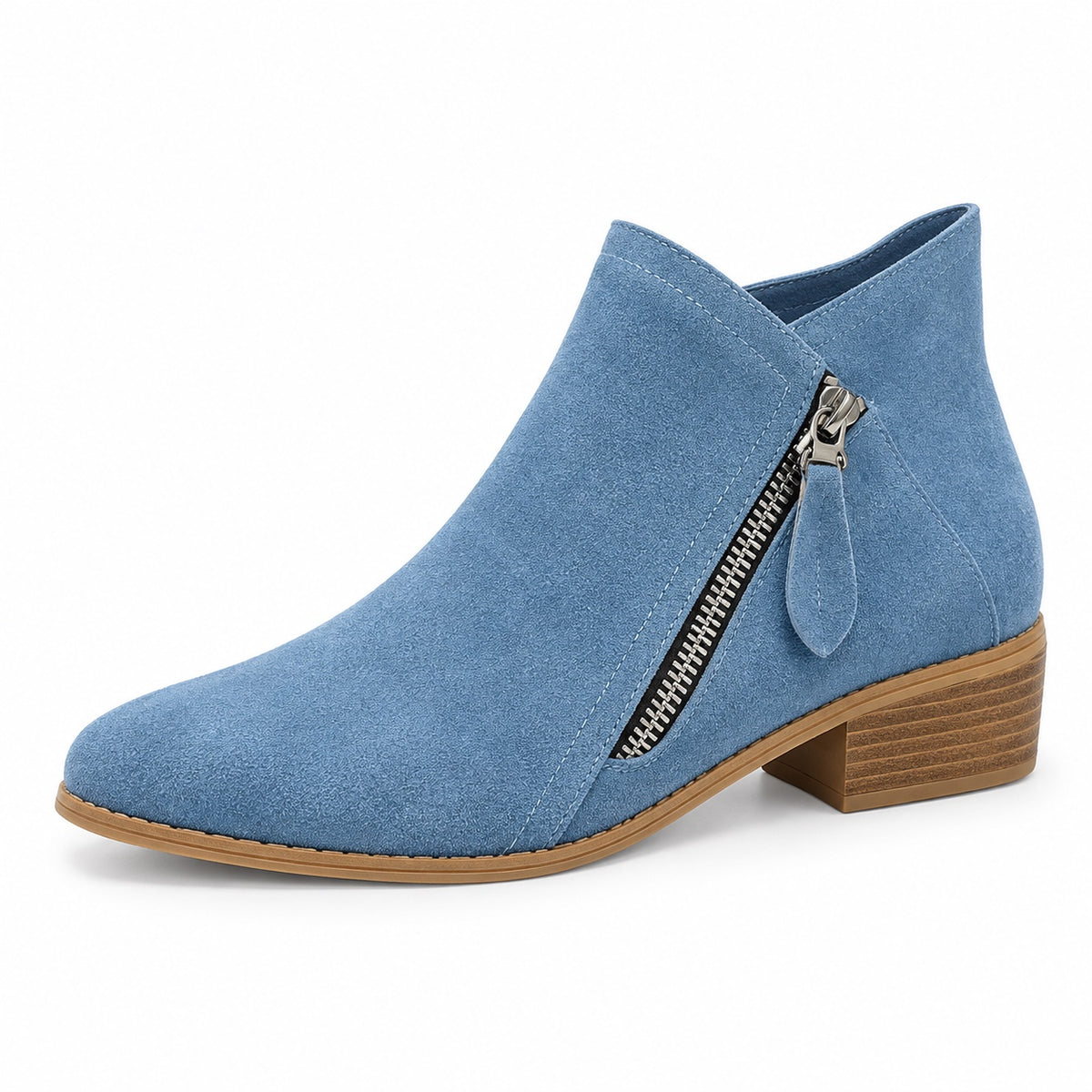 Leona – Women's Comfort Boots in Blue