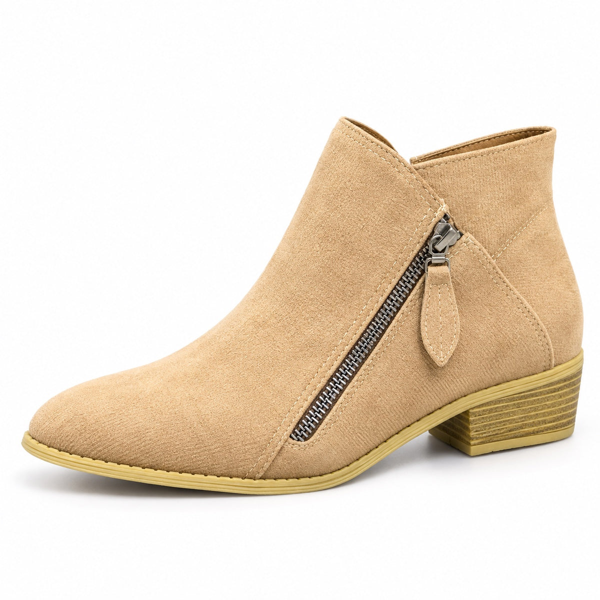 Leona – Women's Comfort Boots in Beige