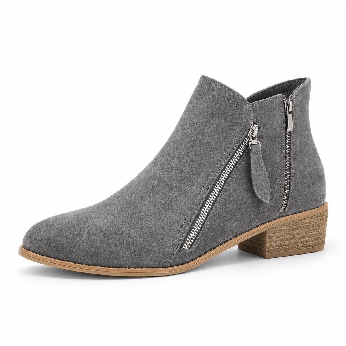 Leona – Women's Comfort Boots in Gray
