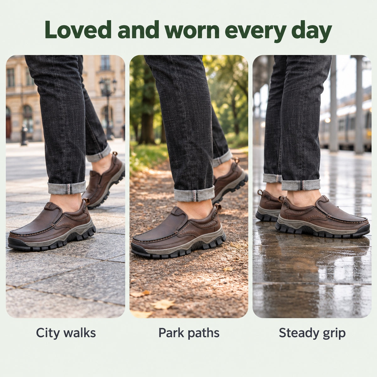 Leonard – Men's Comfort Boots, worn every day