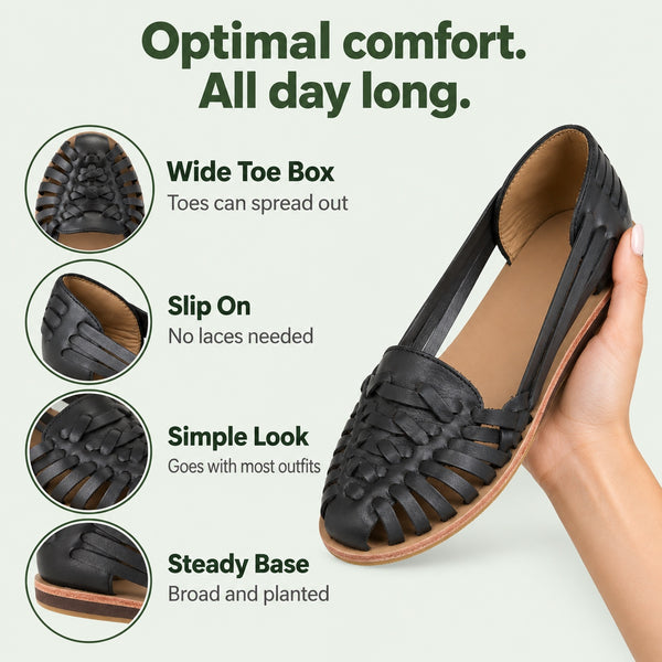 Lila – Women's Wide Toe Box Sandals, features
