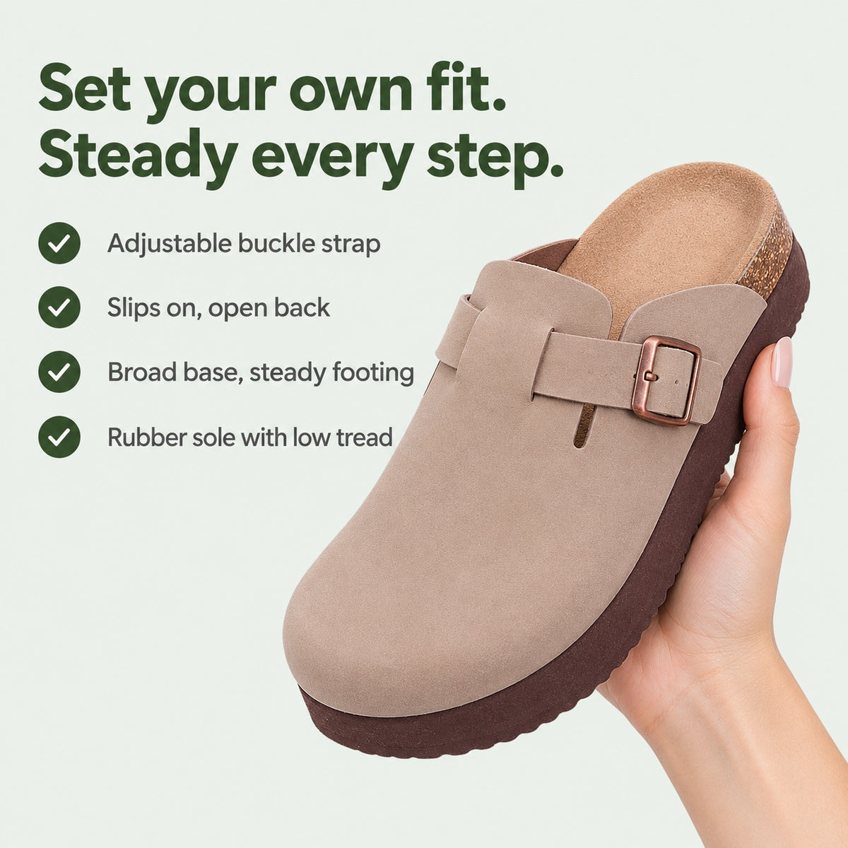 Lillie – Women's Slip-On Clogs, key benefits