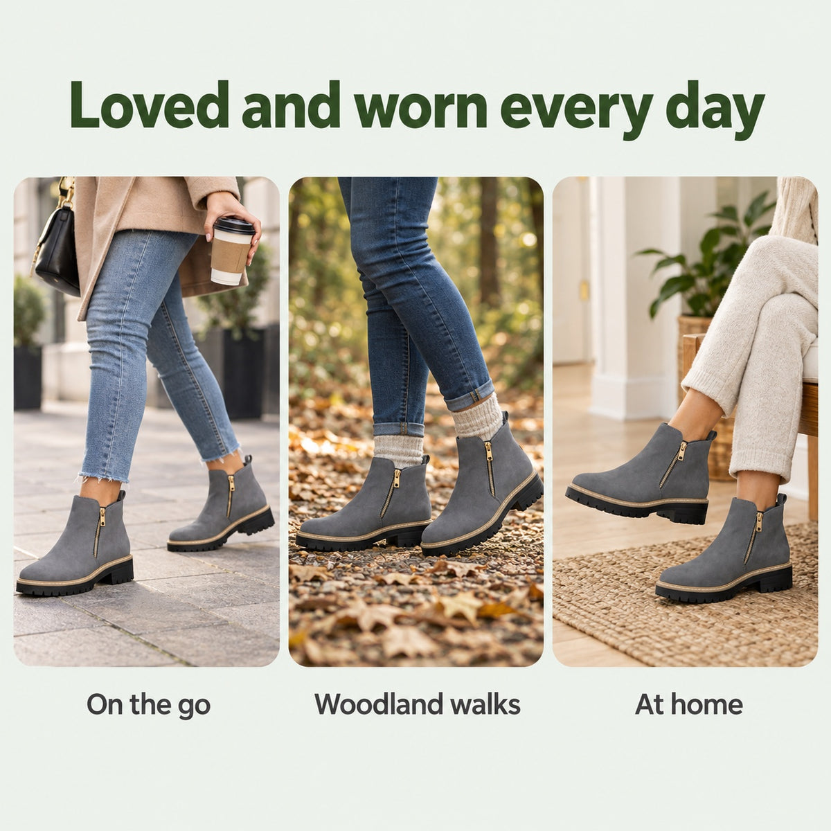 Linda – Women's Comfort Boots, worn every day
