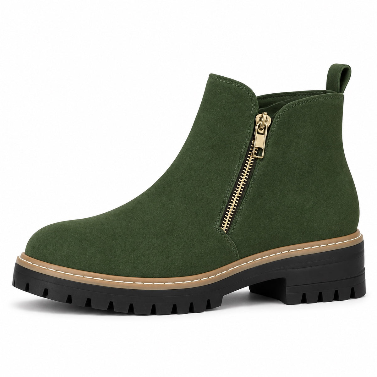 Linda – Women's Comfort Boots in Green