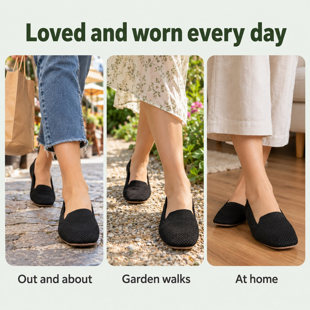 Lois – Women's Wide Toe Box Shoes, worn every day