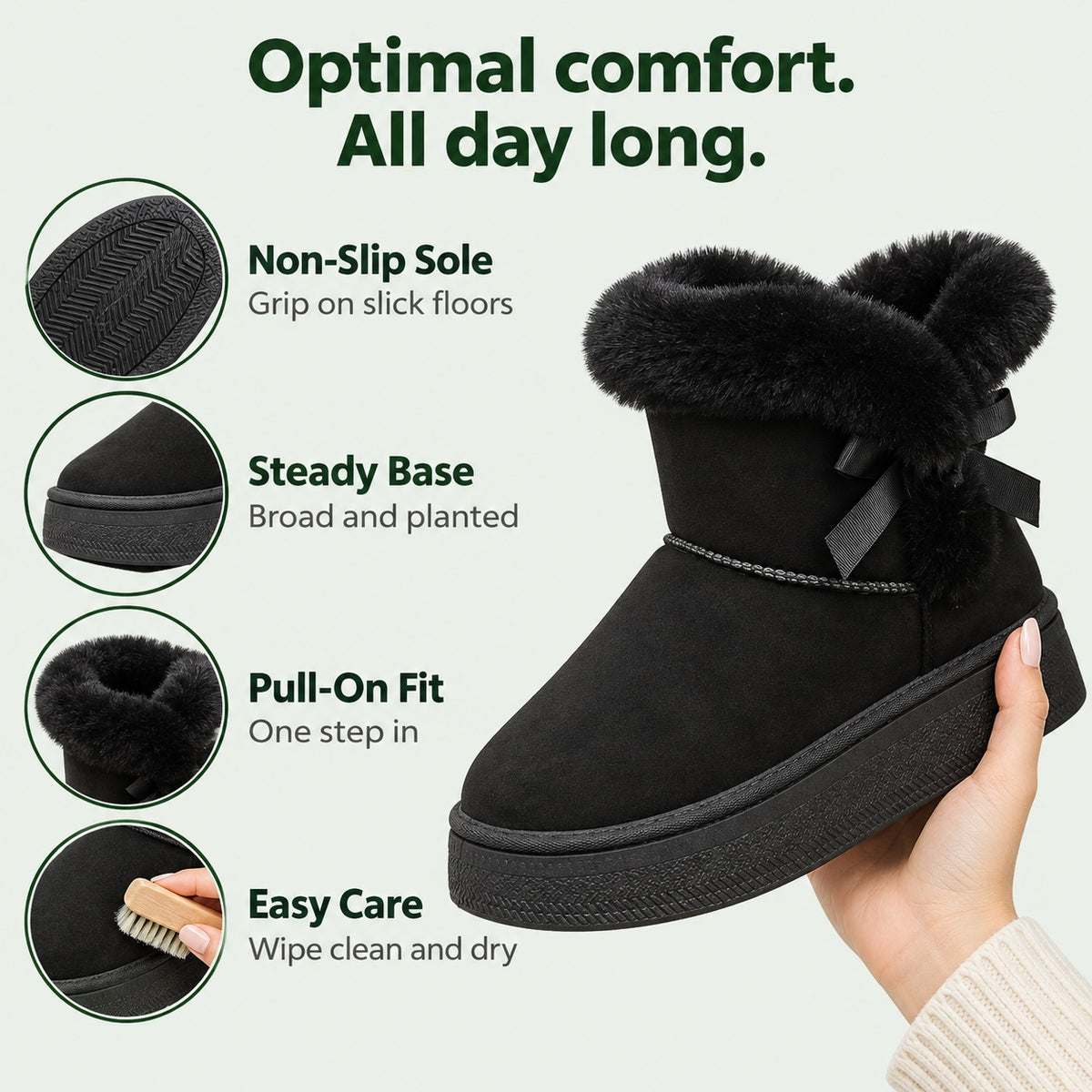 Lora – Women's Comfort Boots, features
