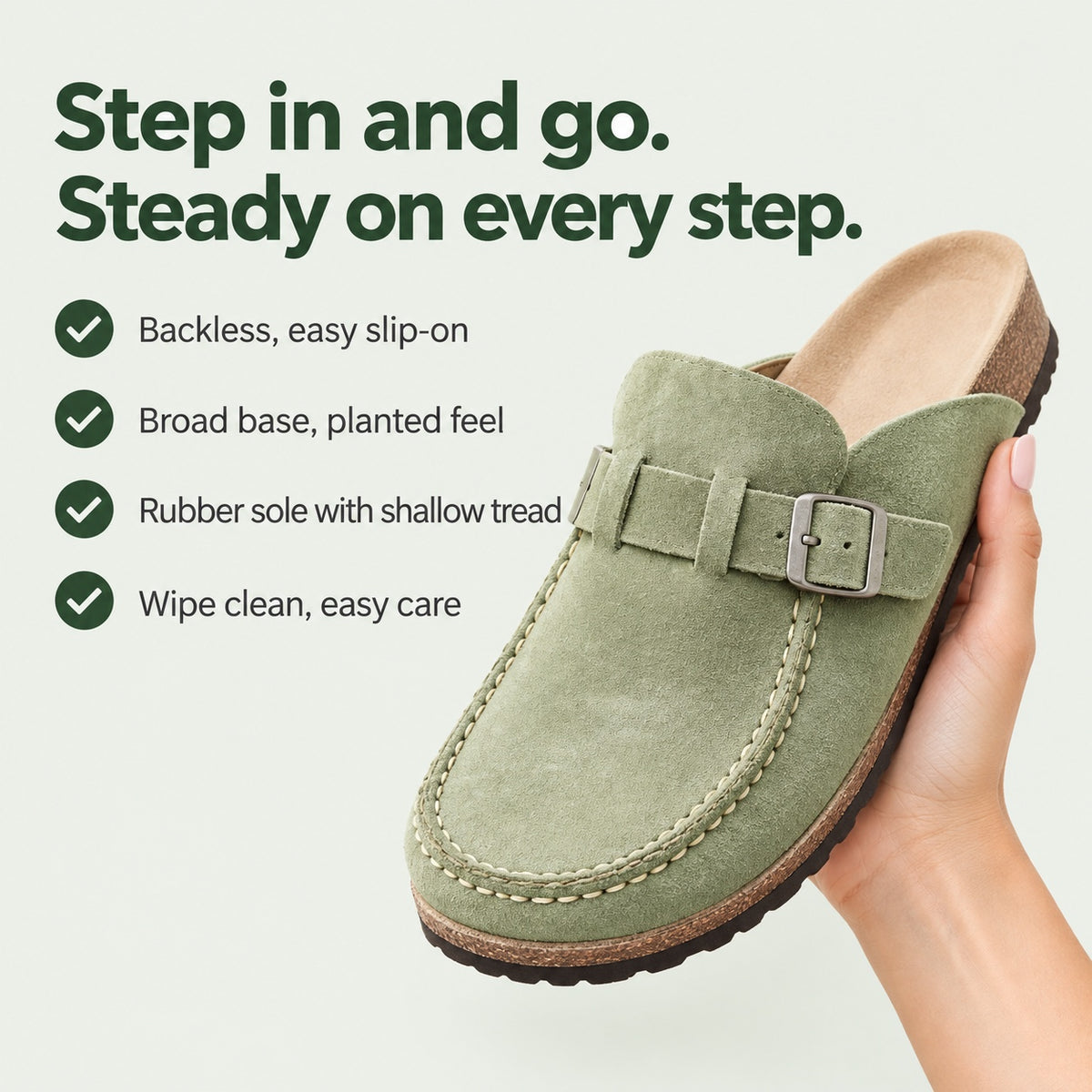 Lorene – Women's Orthopedic Clogs, key benefits